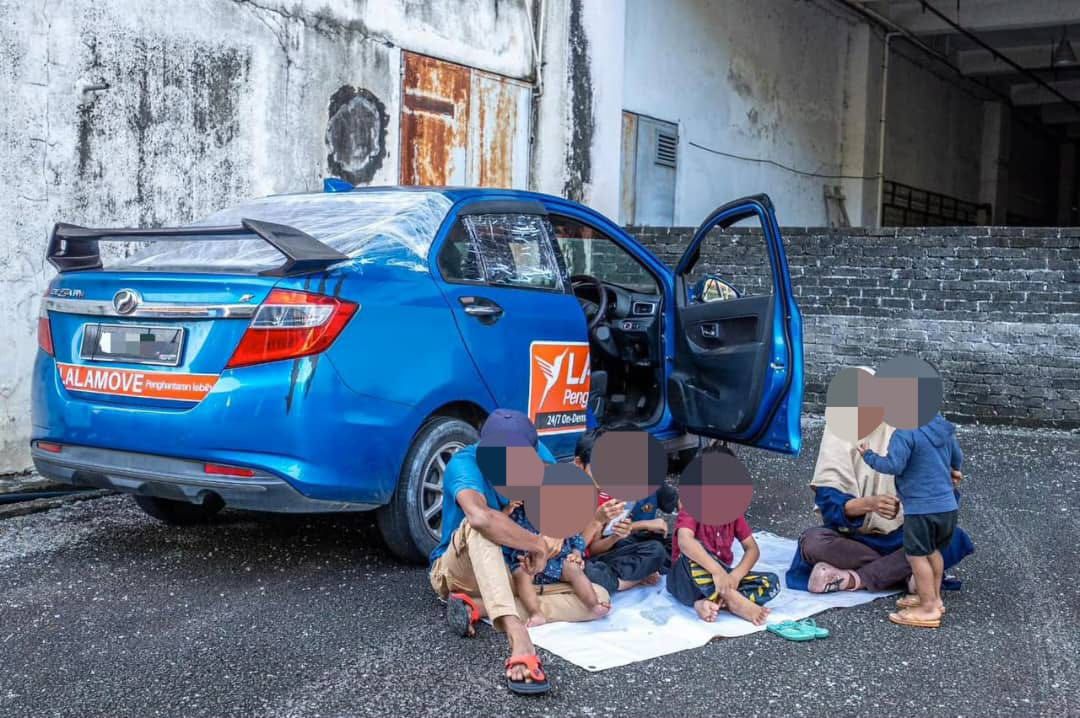 Tujuh beranak yang tinggal di dalam kereta merupakan penerima pelbagai jenis bantuan Zakat Pulau Pinang (ZPP).